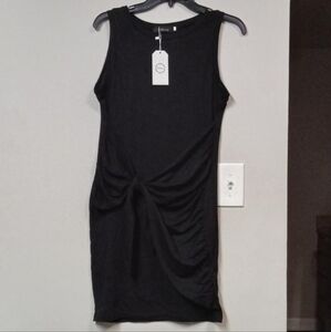NWT! Elegant Lillusory Black Sleeveless Midi Dress New! Size Small